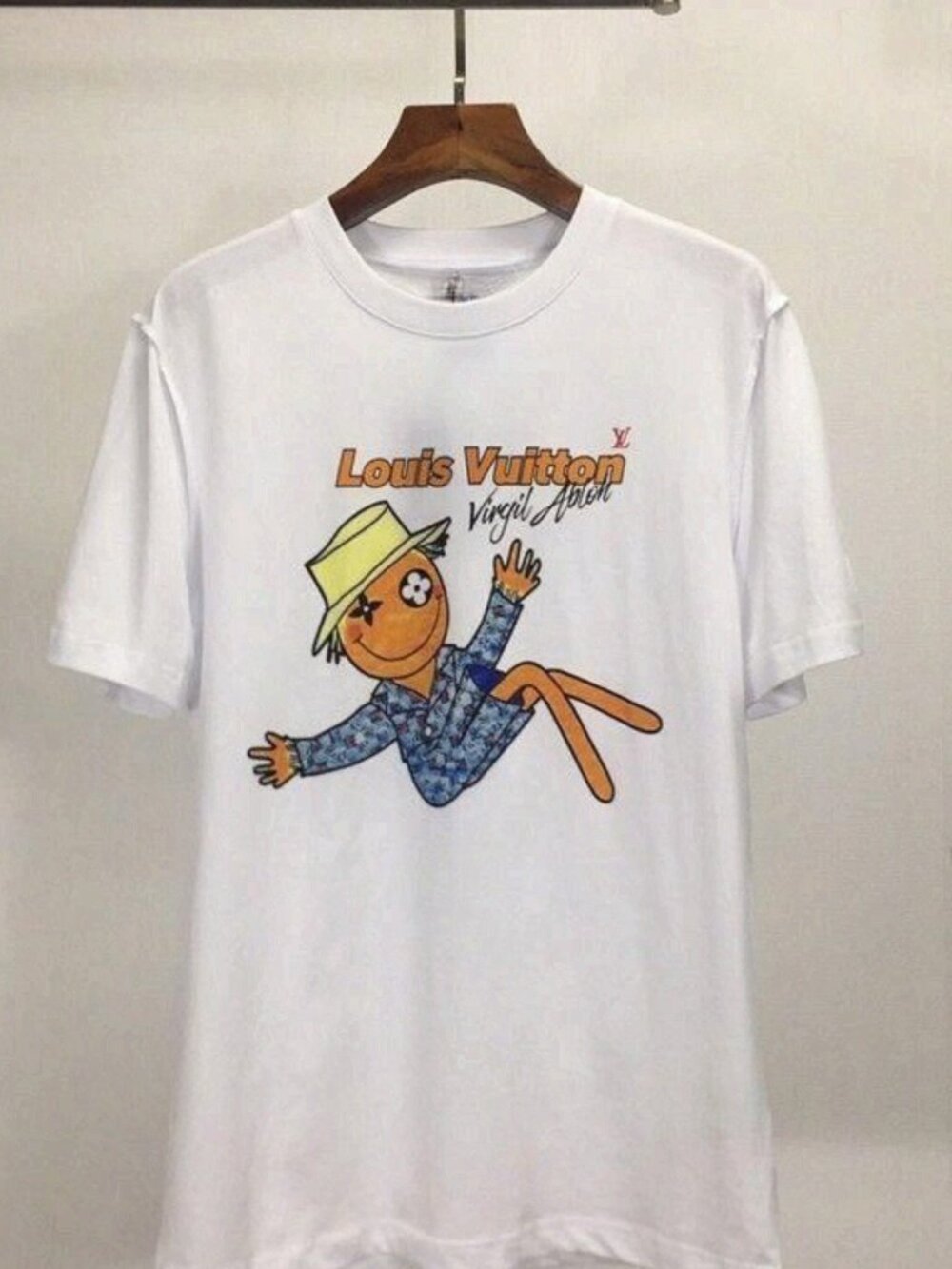 Virgil Abloh Cartoon Character Graphic T-Shirt